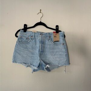 Levi's Women's Classic Light Blue Jean Shorts